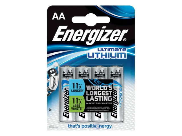 Ultimate Lithium AA Batterij 1.5V