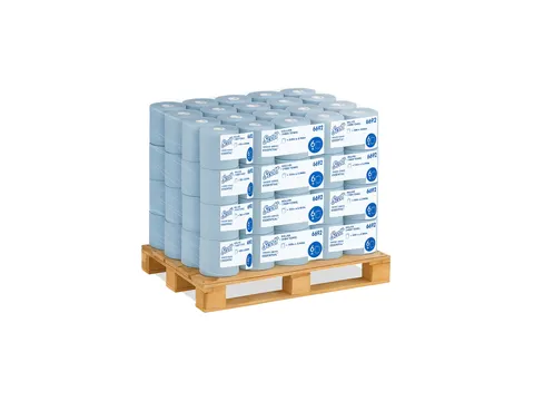 Handdoekrol Scott Essential 1-laags 350m blauw 6692 Pallet