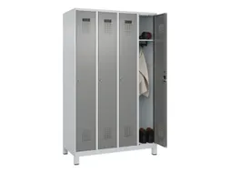 locker,HxBxD 1950x1200x500mm,4vak,vak B 300mm,cil.-slot,voeten