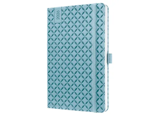 Weekagenda Flair A5 2026 (NL/FR/EN/DU) Sky Blue Hardcover