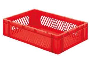 Euronorm-Stapelbak 26l H X L X B 145x600x400mm Rood - 1