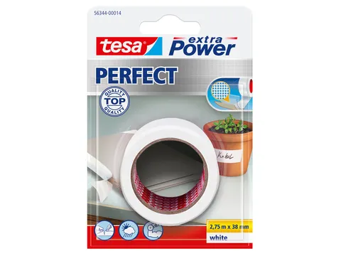 Reparatietape Tesa 56344 perfect 38mmx2,75m wit