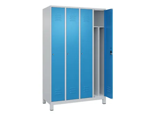 locker voor scheiding van kleding,HxBxD 1950x1200x500mm,4vak