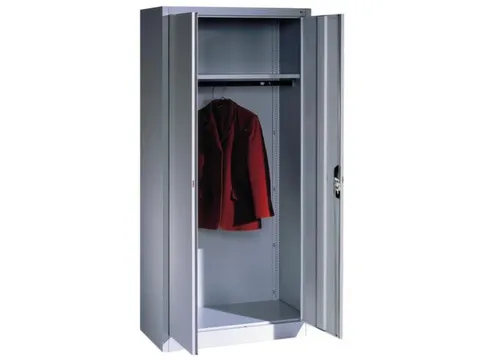 kleding-/wasgoedkast,RAL 7035,HxBxD 1950x930x500mm,cil.-slot