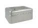 Coffret à monnaie westcott 152x120x79mm argent, insert en plastique a