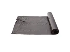 Afvalzak HDPE 60x80cm 15my 60 Liter Zwart