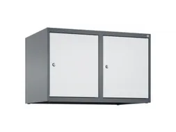 opzetkast,v. locker,2vak.,vak B 400mm,HxBxD 500x800x500mm,vleugeldeur