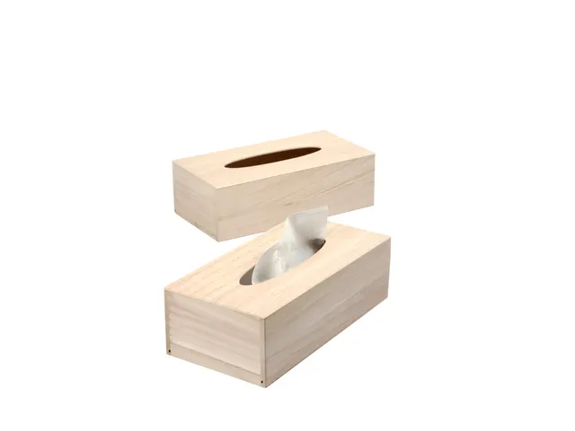 Tissuedoos Creativ Company 27x14x8cm hout