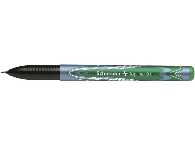 Fineliner Schneider Topliner 911 Navulbaar 0.4Mm Groen