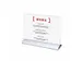 Porte-carte menu IEZZY A4 paysage socle alu