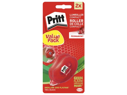 Lijmroller Pritt Compact Permanent Blister 2e halve prijs