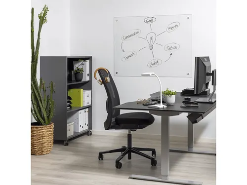 Glasbord Naga 90 x 120 cm Transparant