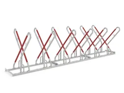 fietsenrek,L 3240mm,2x6instelplaatsen,gebruik tweezijdig