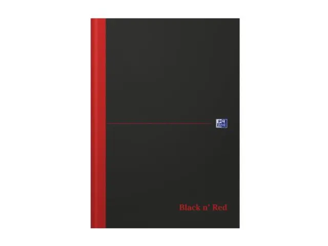 Cahier Oxford Black n’ Red A4 96 feuilles ligné assorti