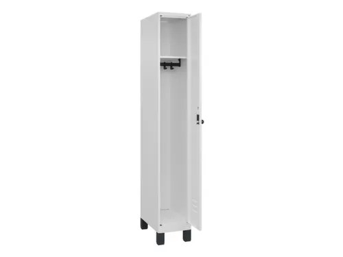 locker,HxBxD 1950x300x500mm,1vak,vak B 300mm,draaigrendel,voeten