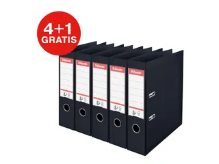 Ordner Esselte No.1 72mm PP 30% gerecycled folie Multipack zwart 5 stu - 3