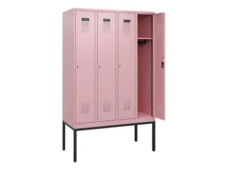 schoollocker,HxBxD 1950x1200x500mm,4vak,vak B 300mm,cil.-slot - 1