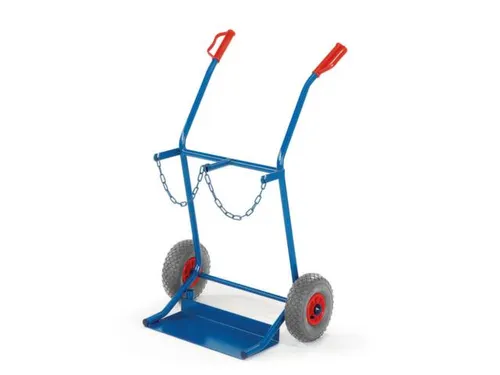 Flessenkar Draagvermogen 100Kg 2X20L-Fles Luchtbanden Ral5010 staal