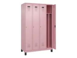 locker voor scheiding van kleding,HxBxD 1950x1200x500mm,4vak