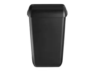 Afvalbak 441454 kunststof mat zwart 43 Liter - 1