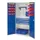 Materiaalkast Gesleufde Deuren Staal 1950x1000x600mm 3laden Ral5010
