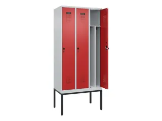 locker voor scheiding van kleding,HxBxD 2120x900x500mm,3vak - 1