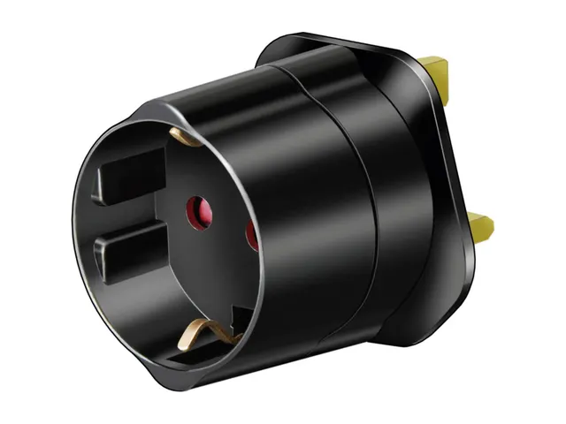 Reisstekker Brennenstuhl adapter GB/UK met aarding zwart