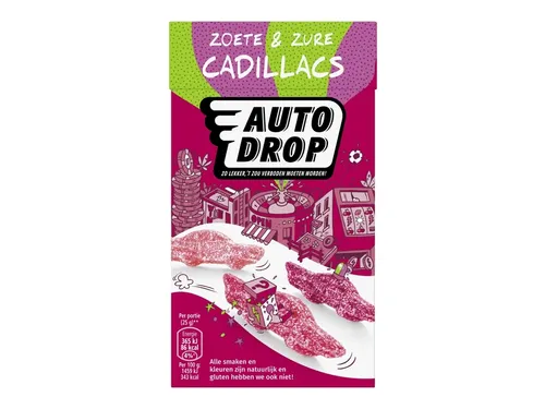 Autodrop Zoete en Zure Cadillacs pak 270gr