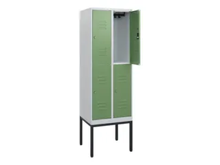 dubbeldekse locker,HxBxD 1950x600x500mm,2x2vak.,vak B 300mm - 2