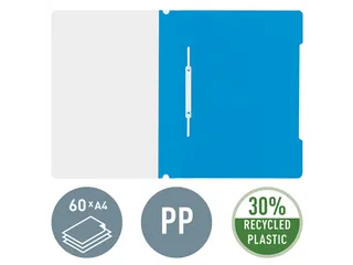 Snelhechter Leitz 4191 standaard A4 lichtblauw 30% gerecycled plastic - 2