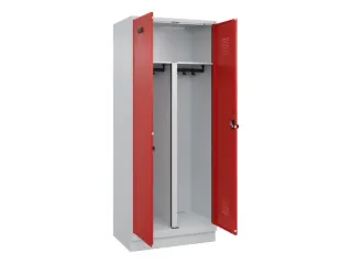 PBM-locker,HxBxD 1950x800x500mm,2vak,vak B 400mm,draaigrendel - 1