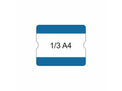 beschrijfbare hoes,markering HxB 216x180mm,PVC,blauw