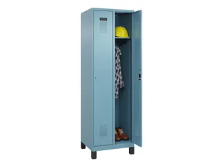 locker,HxBxD 1950x600x500mm,2vak,vak B 300mm,cil.-slot,voeten - 1