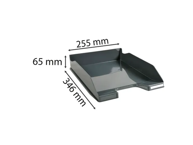 Brievenbak COMBO MID I muisgrijs glossy