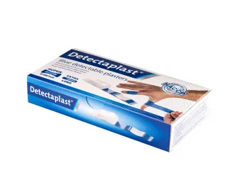 Elastische blauwe textielpleister Detectaplast 180x20mm 100 stuks - 4