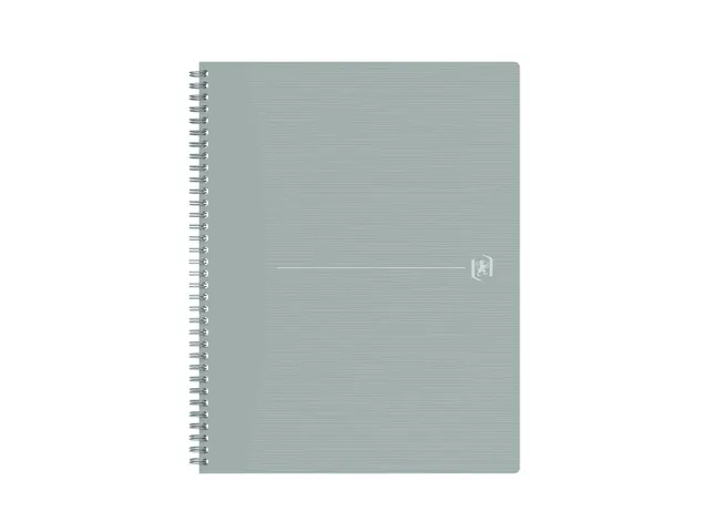 Spiraalblok Oxford Origin A4+ lijn 70vel grijs
