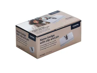 Badge Europel met clip en speld 90x60mm - 6