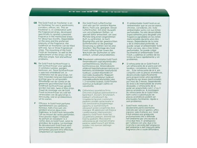 Luchtverfrisserdispenser Dreumex Gold Fresh wit