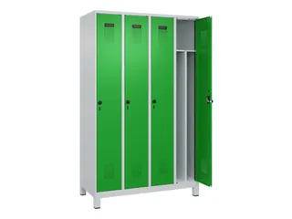 locker voor scheiding van kleding,HxBxD 1950x1200x500mm,4vak - 1