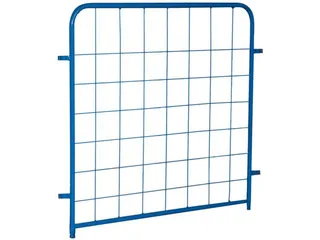 Draadgaaswand,v. etagewagen,HxL 926x1000mm,staal,RAL5010 - 3