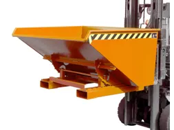 Kiepbak 835x1570x1260mm 0.90m³ Afrolmechaniek Gelakt Ral2000