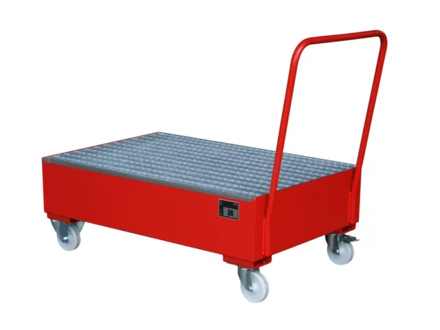 Mobiele Opvangbak Hxbxd 510X1200X800Mm 2X200L Staand Ral3000