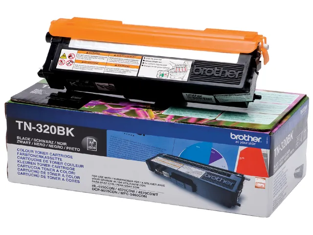 Tonercartridge Brother TN-320BK zwart