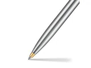 Balpen Sheaffer Sentinel 333 brushed chrome, PVD gold plated trims - 3
