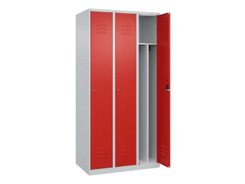 locker voor scheiding van kleding,HxBxD 1850x900x500mm,3vak