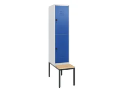 Dubbeldekse dekenkist,HxBxD 1950x400x815mm,1x2vak.,vak B 400mm