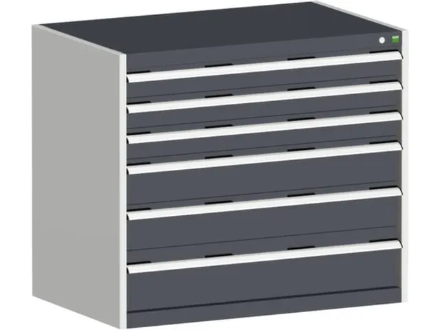 ladekast HxBxD 900x1050x750mm 6laden zware lasten RAL7035 RAL7016