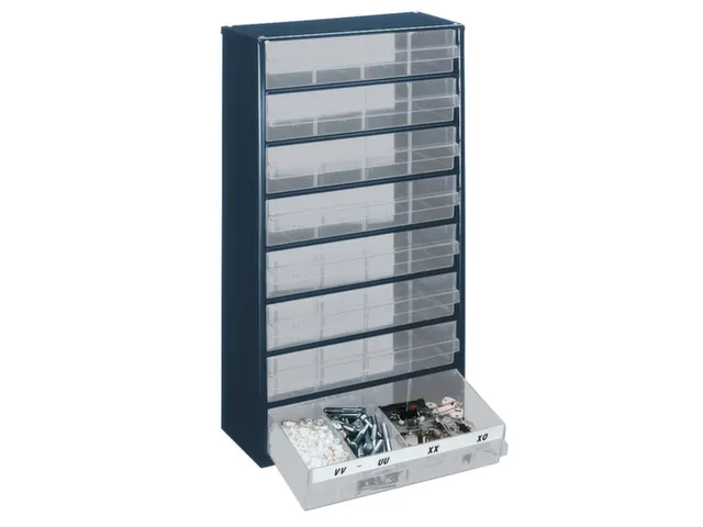 Magazijnunit Staalplaat Behuizing Hxbxd 555X307X150Mm 8Lades