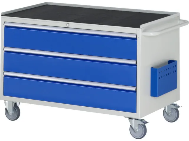 gereedschapswagen 795x1145x650mm metaalblad 450kg 3 laden RAL5010