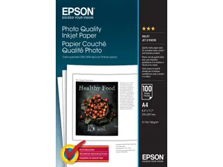 S041061 Epson Photo Quality Inkjet Papier A4 102 Gram 100 Vellen - 1